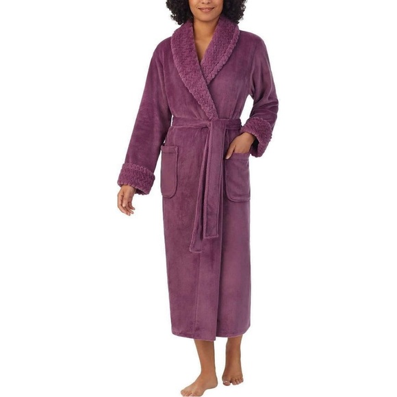 Carole Hochman Women's Silky Soft Shawl Collar Wrap Style Plush Robe main image 0